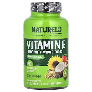Foto 1 | Foto 1 | Suplemento Naturelo De Vitamina E 180 Mg 90 Cápsulas Vegetarianas - Venta Internacional.