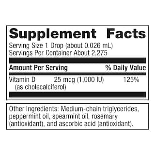 Foto 2 | Foto 2 | Suplemento Metagenics De Vitamina D3 Líquido, 60 Ml, Salud Ósea - Venta Internacional.