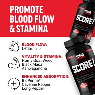 Foto 3 | Foto 3 | Suplemento De Óxido Nítrico Force Factor Score! ¡para Hombre, 76 Cápsulas! - Venta Internacional.