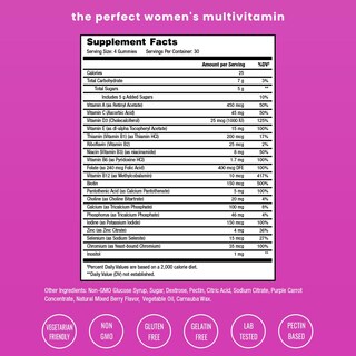 Foto 2 | Foto 2 | Multivitamínico Nutrachamps Para Mujeres 120 Gomitas De Vitaminas - Venta Internacional.