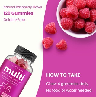 Foto 4 | Foto 4 | Multivitamínico Nutrachamps Para Mujeres 120 Gomitas De Vitaminas - Venta Internacional.