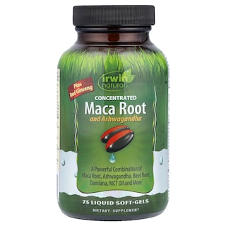 Foto 1 | Foto 1 | Suplemento De Raíz De Maca Y Ashwagandha De Irwin Naturals 75 Cápsulas Blandas - Venta Internacional.