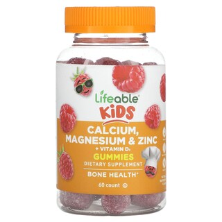 Foto 1 | Foto 1 | Complementa El Calcio, El Magnesio Y El Zinc De Lifeable Kids Más Vitamina D3 - Venta Internacional.