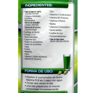 Foto 2 | Foto 2 | Matcha FLX Supra Glucosamina Condroitina Calcio Magnesio 500 g