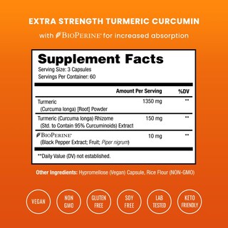 Foto 2 | Foto 2 | Suplemento De Curcumina De Cúrcuma Nutrachamps 1500 Mg Con Pimienta Negra - Venta Internacional.