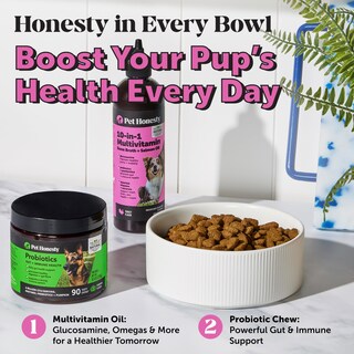 Foto 4 | Foto 4 | Suplemento Multivitamínico Para Perros Pet Honesty Con Aceite De Salmón 350 Ml - Venta Internacional.