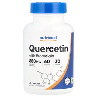 Foto 1 | Foto 1 | Suplemento Nutricost De Quercetina Con Bromelina 60 Cápsulas - Venta Internacional.