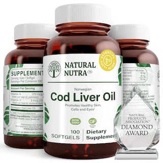 Foto 1 | Foto 1 | Suplemento Natural De Aceite De Hígado De Bacalao Noruego Nutra, 100 Cápsulas Blandas - Venta Internacional.