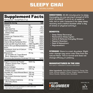 Foto 2 | Foto 2 | Suplemento Mtn Ops Slumber Trail Packs Deep Sleep Aid, 20 Porciones - Venta Internacional.