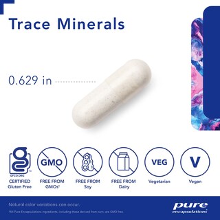 Foto 3 | Foto 3 | Suplemento Pure Encapsulations Trace Minerals, 60 Cápsulas - Venta Internacional.
