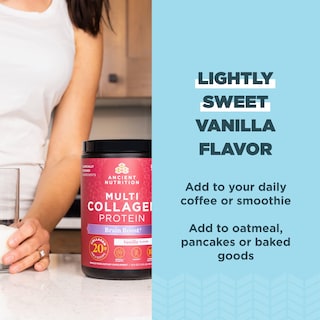Foto 3 | Foto 3 | Colágeno En Polvo Ancient Nutrition Brain Boost Vanilla 45 Dosis - Venta Internacional.
