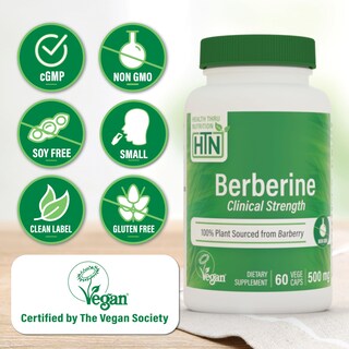 Foto 3 | Foto 3 | Suplemento Health Thru Nutrition Berberina Hcl 500 Mg 60 Porciones - Venta Internacional.