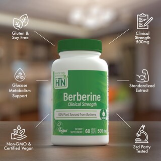 Foto 4 | Foto 4 | Suplemento Health Thru Nutrition Berberina Hcl 500 Mg 60 Porciones - Venta Internacional.