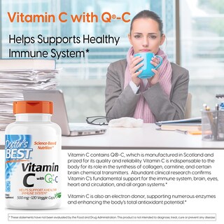 Foto 2 | Foto 2 | Suplemento Doctor's Best Vitamina C 500 Mg 120 Comprimidos - Venta Internacional.