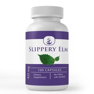Foto 1 | Foto 1 | Suplemento Herbal Con Ingredientes Puros Y Originales Slippery Elm 100 Cápsulas - Venta Internacional.