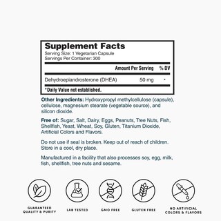 Foto 6 | Foto 6 | Suplemento Nature's Lab Dhea 50 Mg 300 Cápsulas - Venta Internacional.