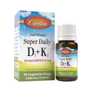 Foto 1 | Foto 1 | Suplemento Carlson Super Daily D3 + K2 50 mcg D3 45 mcg MK-7 - Venta Internacional