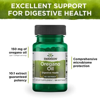 Foto 5 | Foto 5 | Suplemento de Aceite de Orégano Swanson Extracto 10:1 150 mg 120 Cápsulas Blandas - Venta Internacional