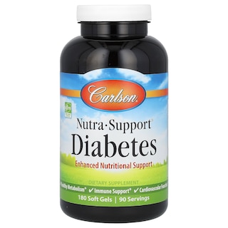 Foto 1 | Foto 1 | Suplemento Carlson Nutra-support Diabetes 180 Cápsulas Blandas - Venta Internacional.