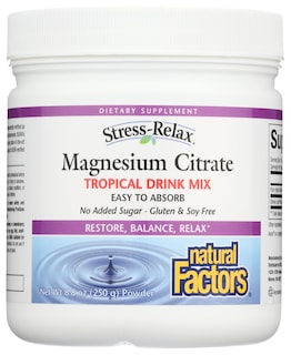 Foto 1 | Foto 1 | Mezcla Para Bebidas De Citrato De Magnesio Natural Factors Tropical 260 Ml - Venta Internacional.