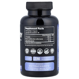 Foto 2 | Foto 2 | Suplemento Nutrachamps Focused Energy 60 Cápsulas Veganas - Venta Internacional.