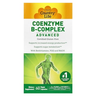 Foto 1 | Foto 1 | Suplemento Country Life Coenzyme B-complex Advanced 60 Cápsulas - Venta Internacional.
