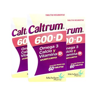Foto 1 | Foto 1 | Caltrum 600 + D Michelson Pharma con Omega 3 Calcio y Vitamina D