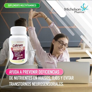 Foto 4 | Foto 4 | Caltrum 600 + D Michelson Pharma con Omega 3 Calcio y Vitamina D