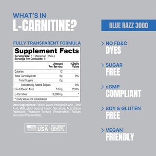 Foto 6 | Foto 6 | Bebida Deportiva Prosupps Blue Razz, Sin Estimulantes De L-carnitina, 3000 Ml - Venta Internacional.