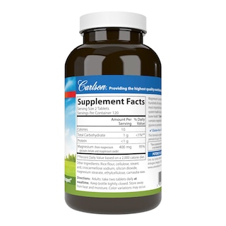 Foto 3 | Foto 3 | Suplemento Carlson Glicinato de Magnesio 200 mg 240 Tabletas - Venta Internacional