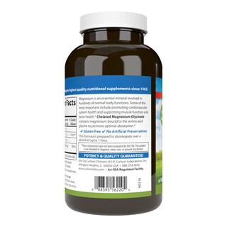 Foto 4 | Foto 4 | Suplemento Carlson Glicinato de Magnesio 200 mg 240 Tabletas - Venta Internacional