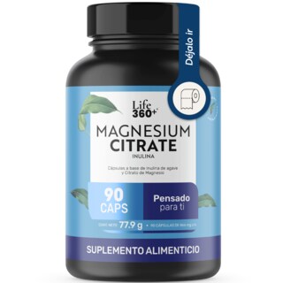 Foto 1 | Foto 1 | Citrato De Magnesio Life360+ 90 Cápuslas 2598 Mg Por Porción