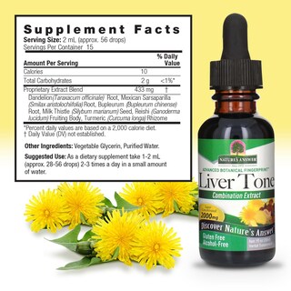 Foto 3 | Foto 3 | Suplemento Nature's Answer Liver Tone Sin Alcohol, 30 Ml - Venta Internacional.