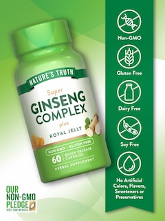Foto 3 | Foto 3 | Suplemento Nature's Truth Super Ginseng Complex 60 Cápsulas - Venta Internacional.