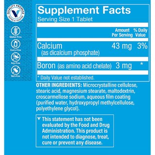 Foto 3 | Foto 3 | Complementa 3 Mg De Boro De The Vitamin Shoppe Para Fortalecer Los Huesos - Venta Internacional.