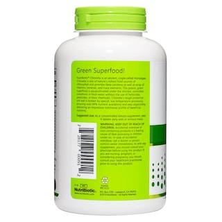 Foto 2 | Foto 2 | Suplemento Nutribiotic Chlorella Super Green Food 500 Mg 300 Tabletas - Venta Internacional.