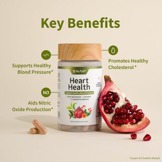 Foto 5 | Foto 5 | Suplementos Snap Supplements Heart Health 90 Cápsulas - Venta Internacional.
