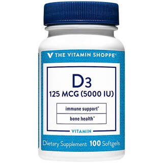 Foto 1 | Foto 1 | Complementa La Cápsula Blanda De Vitamina D3 De 5000 Ui De Vitamin Shoppe - Venta Internacional.
