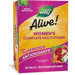 Foto 1 | Foto 1 | ¡multivitamínico Nature's Way Alive! 50 Comprimidos Completos Para Mujeres - Venta Internacional.