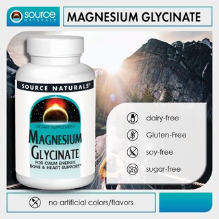 Foto 7 | Foto 7 | Glicinato De Magnesio Supplement Source Naturals 200 Mg - 180 Comprimidos - Venta Internacional.