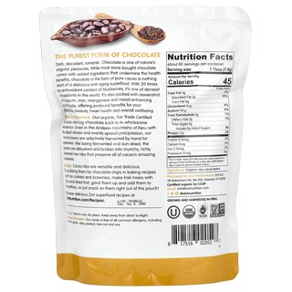 Foto 2 | Foto 2 | Cacao Nibs Zint Raw Organic 454 G - Venta Internacional.