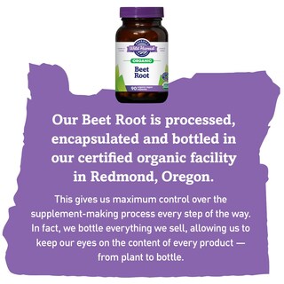 Foto 6 | Foto 6 | Suplemento De Raíz De Remolacha Orgánica De Oregon Wild Harvest 90 Cápsulas - Venta Internacional.