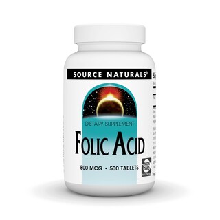 Foto 1 | Foto 1 | Supplement Source Naturals Ácido Fólico 800 Mcg - 500 Tabletas - Venta Internacional.