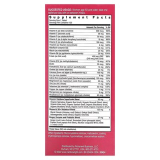 Foto 3 | Foto 3 | Multivitamínico Rainbow Light Para Mujeres Mayores De 50 Años, 120 Tabletas - Venta Internacional.