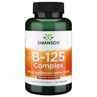 Foto 1 | Foto 1 | Suplemento Del Complejo De Vitamina B-125 De Swanson, 100 Comprimidos - Venta Internacional.