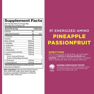 Foto 6 | Foto 6 | Regla De Suplemento 1: Proteínas, Amino Energizado, Piña, 30 Porciones - Venta Internacional.