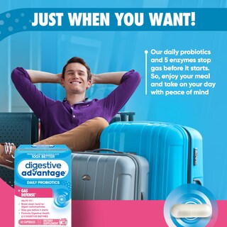 Foto 5 | Foto 5 | Suplemento Digestive Advantage Gas Defense 32 Cápsulas - Venta Internacional.