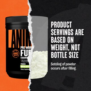 Foto 2 | Foto 2 | Polvo Pre Workout Animal Fury Green Apple, 30 Porciones - Venta Internacional.