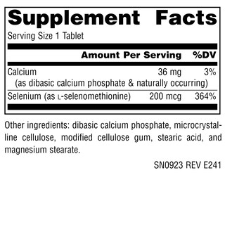 Foto 4 | Foto 4 | Supplement Source Naturals, Selenio Sin Levadura, 200 Mcg, 120 Tabletas - Venta Internacional.