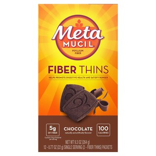Foto 1 | Foto 1 | Suplemento De Fibra Metamucil Fiber Thins Chocolate 12 Porciones - Venta Internacional.